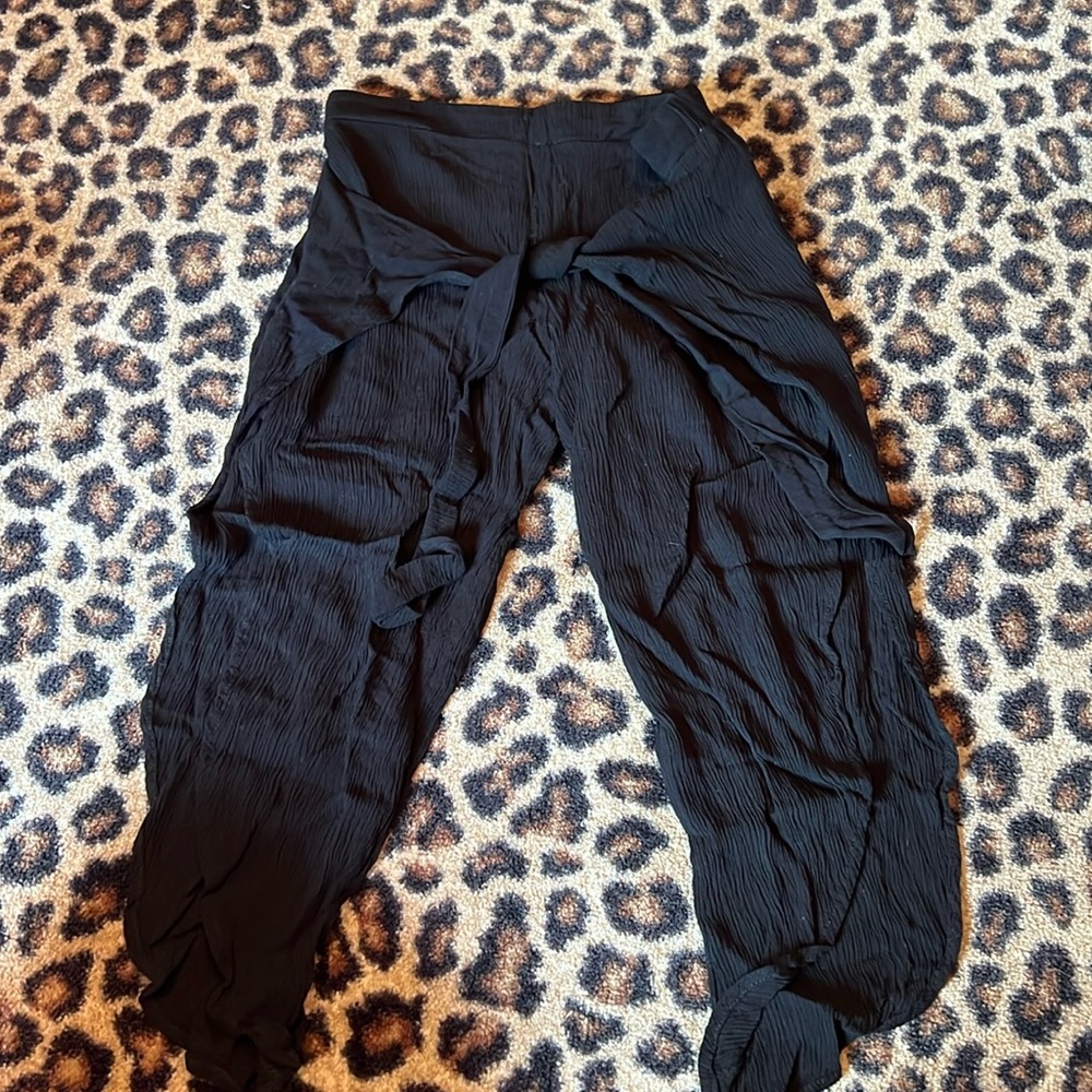 Pinc Premium Girls Flowy Pants with Tie
